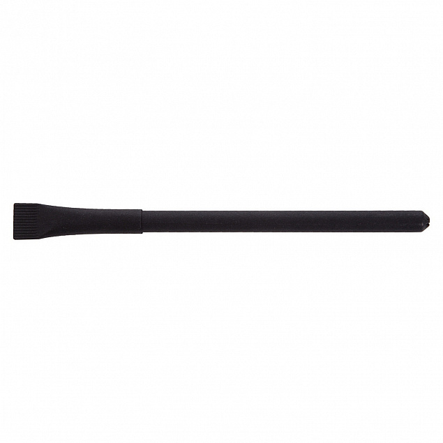 Эко ручка, черная с логотипом в Нефтекамске заказать по выгодной цене в кибермаркете AvroraStore