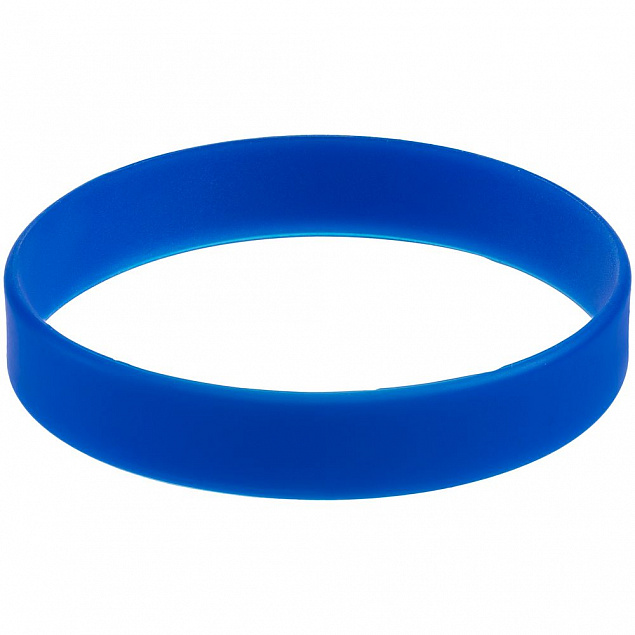 Силиконовый браслет Valley, синий с логотипом в Нефтекамске заказать по выгодной цене в кибермаркете AvroraStore
