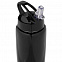 Спортивная бутылка Moist, черная с логотипом в Нефтекамске заказать по выгодной цене в кибермаркете AvroraStore