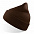 Шапка вязаная  двойная "Wind", с отворотом_темно-серый,100% акрил  с логотипом в Нефтекамске заказать по выгодной цене в кибермаркете AvroraStore