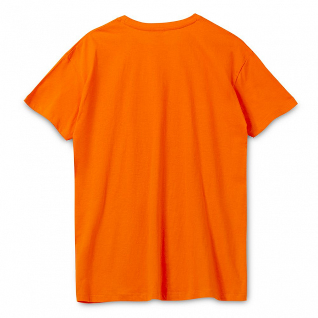 Футболка REGENT 150, оранжевая с логотипом в Нефтекамске заказать по выгодной цене в кибермаркете AvroraStore