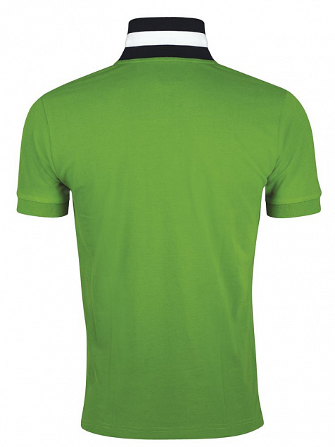 Рубашка поло мужская PATRIOT 200, зеленая с логотипом в Нефтекамске заказать по выгодной цене в кибермаркете AvroraStore