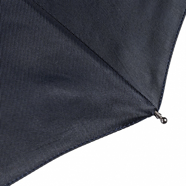 Складной зонт doubleDub, темно-синий с логотипом в Нефтекамске заказать по выгодной цене в кибермаркете AvroraStore