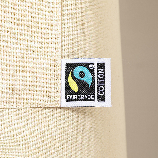 Фартук Зови Fairtrade с логотипом в Нефтекамске заказать по выгодной цене в кибермаркете AvroraStore