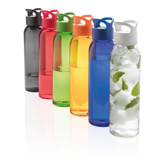 Герметичная бутылка для воды из AS-пластика, зеленая с логотипом в Нефтекамске заказать по выгодной цене в кибермаркете AvroraStore