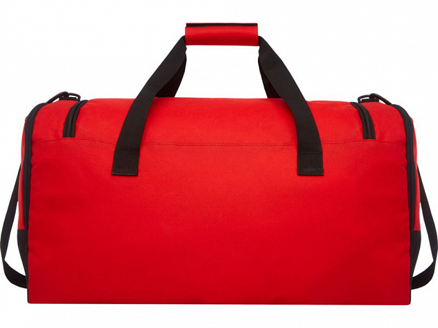 Спортивная сумка Retrend из вторичного ПЭТ, красный с логотипом в Нефтекамске заказать по выгодной цене в кибермаркете AvroraStore