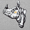 Толстовка NosoRock, серый меланж с логотипом в Нефтекамске заказать по выгодной цене в кибермаркете AvroraStore