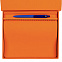 Набор Spring Shall, оранжевый с синим с логотипом в Нефтекамске заказать по выгодной цене в кибермаркете AvroraStore