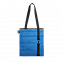 Шоппер Superbag Bubble, с кнопкой (голубой с черным) с логотипом в Нефтекамске заказать по выгодной цене в кибермаркете AvroraStore