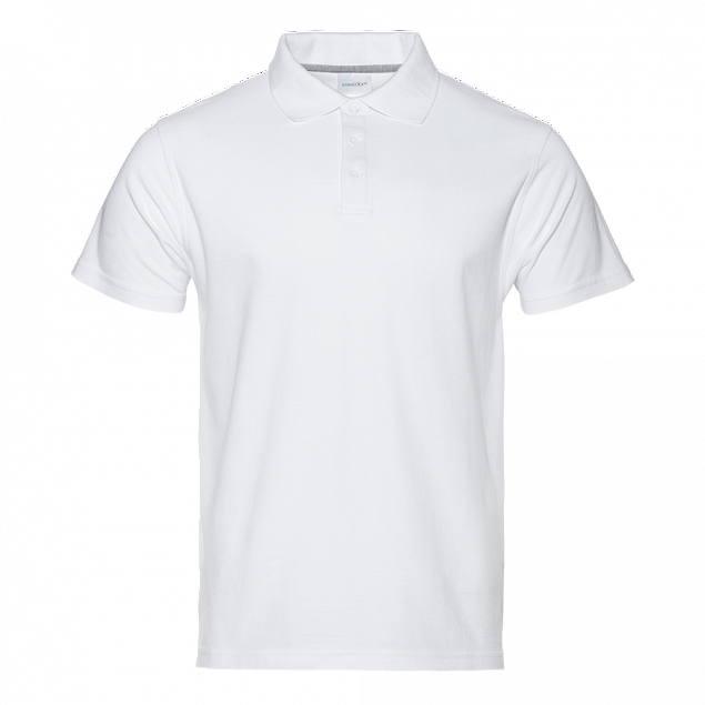 Рубашка поло Рубашка мужская 104 Белый с логотипом в Нефтекамске заказать по выгодной цене в кибермаркете AvroraStore