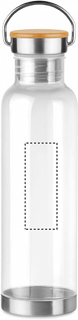 Бутылка 800мл. Бамбуковый топ с логотипом в Нефтекамске заказать по выгодной цене в кибермаркете AvroraStore