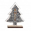 Рождественская елка, Деревянный декор со светодиодной подсветкой, бежевый с логотипом в Нефтекамске заказать по выгодной цене в кибермаркете AvroraStore