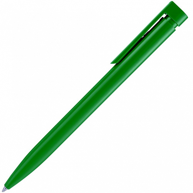 Ручка шариковая Liberty Polished, зеленая с логотипом в Нефтекамске заказать по выгодной цене в кибермаркете AvroraStore