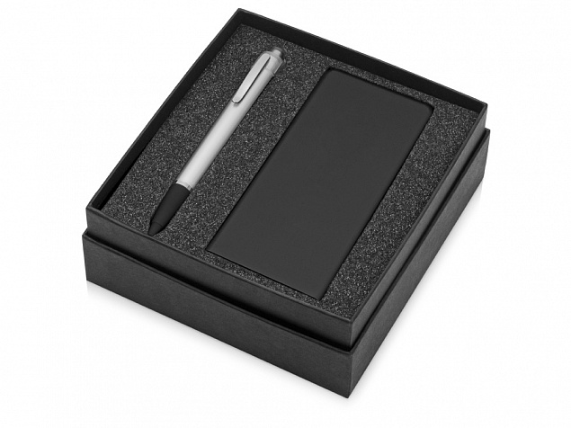 Подарочный набор «Beam of Light» с ручкой и зарядным устройством с логотипом в Нефтекамске заказать по выгодной цене в кибермаркете AvroraStore