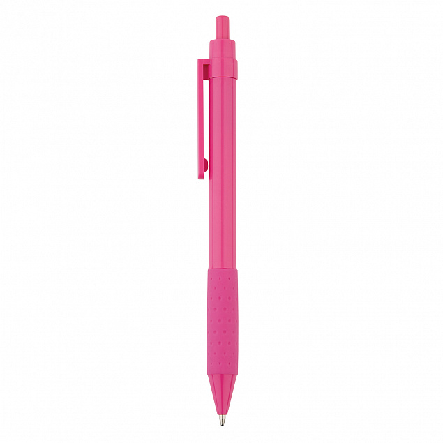 Ручка X2, розовый с логотипом в Нефтекамске заказать по выгодной цене в кибермаркете AvroraStore