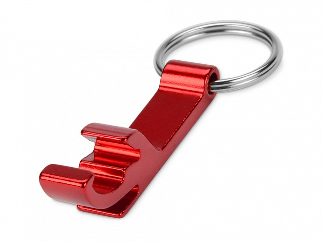 Брелок-открывалка Tao, красный с логотипом в Нефтекамске заказать по выгодной цене в кибермаркете AvroraStore