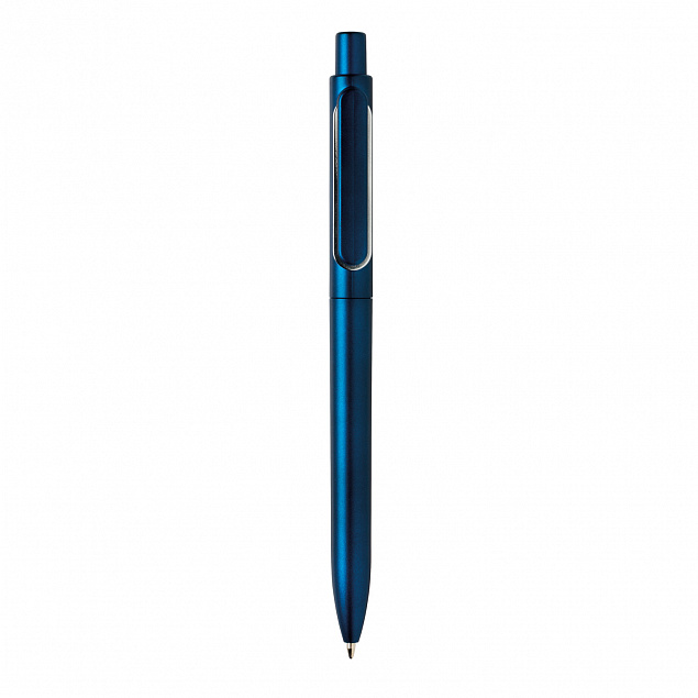 Ручка X6, синий с логотипом в Нефтекамске заказать по выгодной цене в кибермаркете AvroraStore