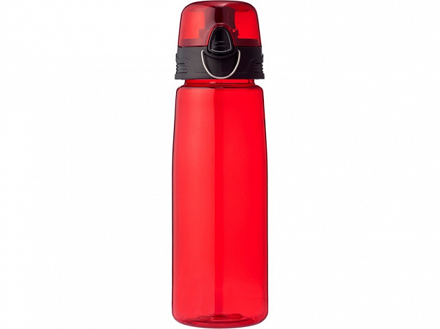 Бутылка спортивная Capri, красный с логотипом в Нефтекамске заказать по выгодной цене в кибермаркете AvroraStore
