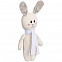 Игрушка Beastie Toys, заяц с белым шарфом с логотипом в Нефтекамске заказать по выгодной цене в кибермаркете AvroraStore