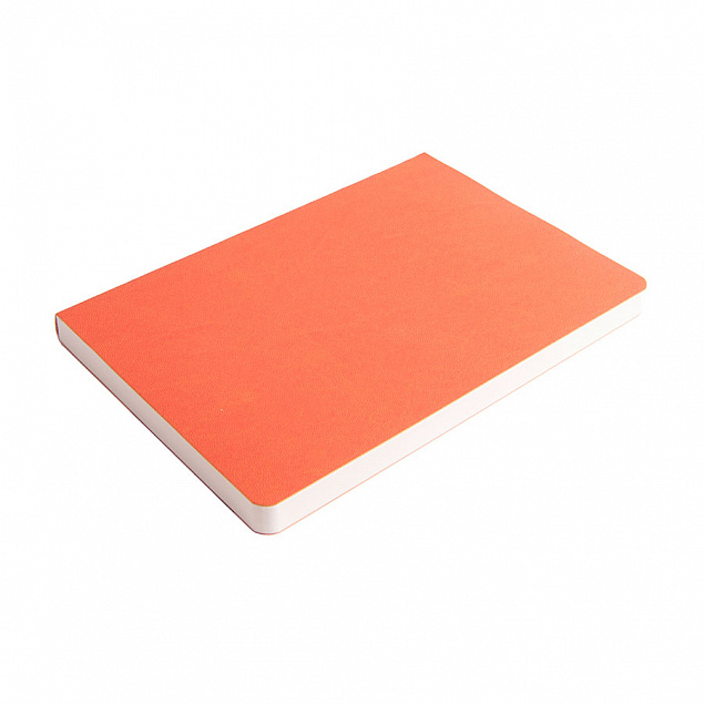 Ежедневник недатированный Tony, А5, оранжевый, кремовый блок в клетку с логотипом в Нефтекамске заказать по выгодной цене в кибермаркете AvroraStore