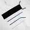 Набор многоразовых трубочек гальванических Оnlycofer Х black (спектр) с логотипом в Нефтекамске заказать по выгодной цене в кибермаркете AvroraStore