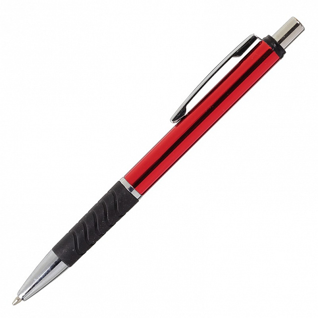 Шариковая ручка Andante, красная/черная с логотипом в Нефтекамске заказать по выгодной цене в кибермаркете AvroraStore