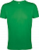 Футболка мужская приталенная REGENT FIT 150, ярко-зеленая с логотипом в Нефтекамске заказать по выгодной цене в кибермаркете AvroraStore