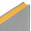 Ежедневник Spain Shall, недатированный, серый с желтым с логотипом в Нефтекамске заказать по выгодной цене в кибермаркете AvroraStore