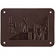 Лейбл Etha Nubuсk, XL, темно-коричневый с логотипом в Нефтекамске заказать по выгодной цене в кибермаркете AvroraStore