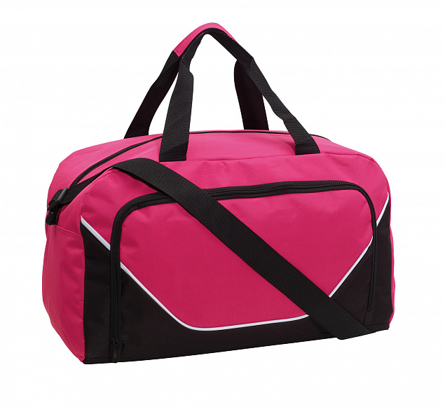 Спортивная сумка JORDAN, черная, розовая с логотипом в Нефтекамске заказать по выгодной цене в кибермаркете AvroraStore