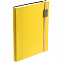 Ежедневник Vivian Metal, недатированный, желтый с логотипом в Нефтекамске заказать по выгодной цене в кибермаркете AvroraStore