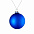 Елочный шар Finery Matt, 8 см, матовый синий с логотипом в Нефтекамске заказать по выгодной цене в кибермаркете AvroraStore