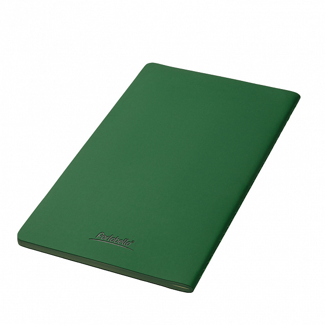Блокнот Portobello Notebook Trend, Alpha slim, зеленый с логотипом в Нефтекамске заказать по выгодной цене в кибермаркете AvroraStore
