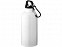 Бутылка Oregon с карабином 400мл, белый с логотипом в Нефтекамске заказать по выгодной цене в кибермаркете AvroraStore