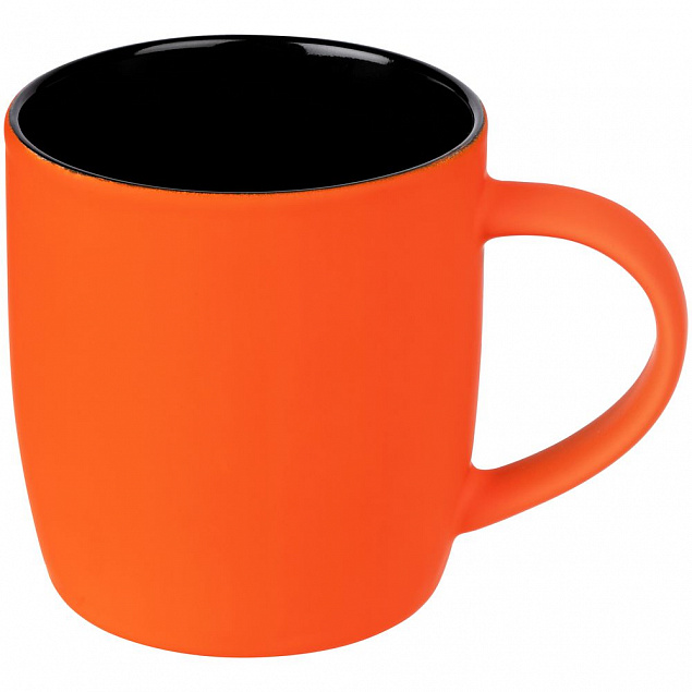 Набор Color Block, оранжевый с черным с логотипом в Нефтекамске заказать по выгодной цене в кибермаркете AvroraStore