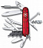 Офицерский нож CyberTool L, прозрачный красный с логотипом в Нефтекамске заказать по выгодной цене в кибермаркете AvroraStore