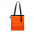 Шоппер Superbag Bubble, с кнопкой (оранжевый с черным) с логотипом в Нефтекамске заказать по выгодной цене в кибермаркете AvroraStore