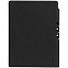 Ежедневник Flexpen Black, недатированный, черный с синим с логотипом в Нефтекамске заказать по выгодной цене в кибермаркете AvroraStore