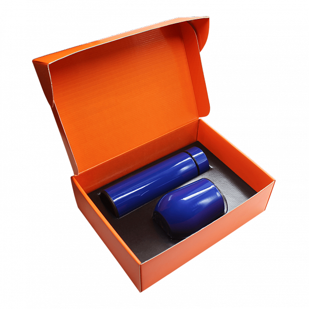 Набор Hot Box C B, синий с логотипом в Нефтекамске заказать по выгодной цене в кибермаркете AvroraStore