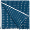 Плед Fringy, голубой с логотипом в Нефтекамске заказать по выгодной цене в кибермаркете AvroraStore