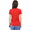 Футболка Star Lady, женская (красная, 2XL) с логотипом в Нефтекамске заказать по выгодной цене в кибермаркете AvroraStore