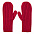 Варежки вязаные НАСВЯЗИ© полушерсть с логотипом в Нефтекамске заказать по выгодной цене в кибермаркете AvroraStore