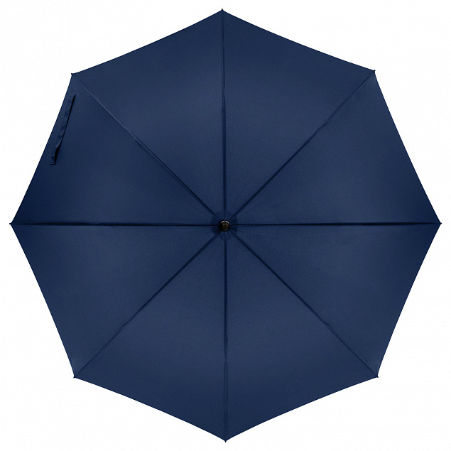 Зонт-трость Torino, синий с логотипом в Нефтекамске заказать по выгодной цене в кибермаркете AvroraStore