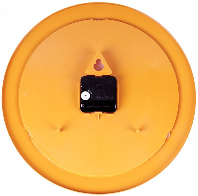 Часы настенные Vivid large, оранжевые с логотипом в Нефтекамске заказать по выгодной цене в кибермаркете AvroraStore