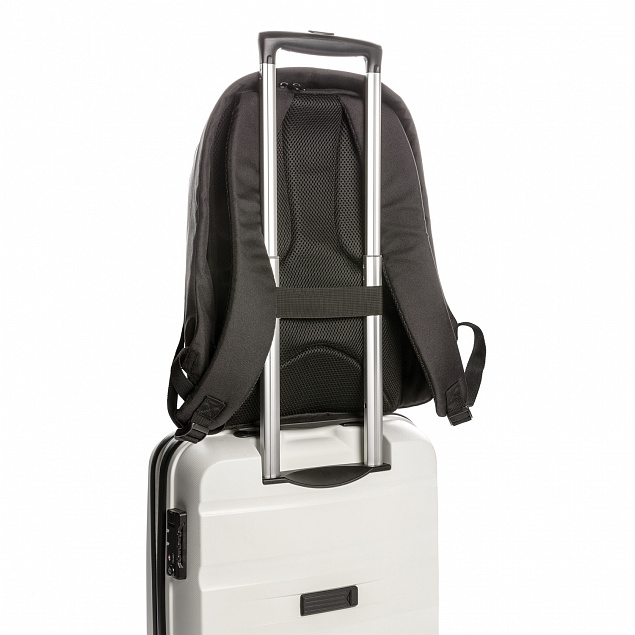 Рюкзак для ноутбука Swiss Peak с защитой от карманников с логотипом в Нефтекамске заказать по выгодной цене в кибермаркете AvroraStore