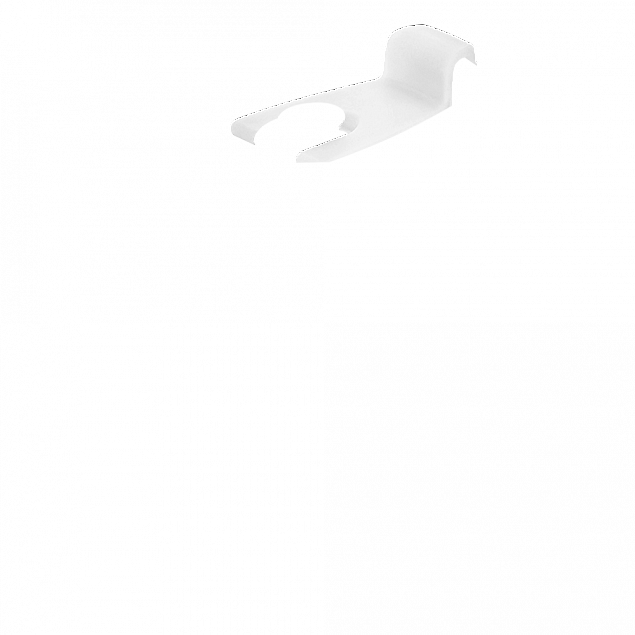 Крышка пластиковая к стакану стеклянному Mango, белая с логотипом в Нефтекамске заказать по выгодной цене в кибермаркете AvroraStore