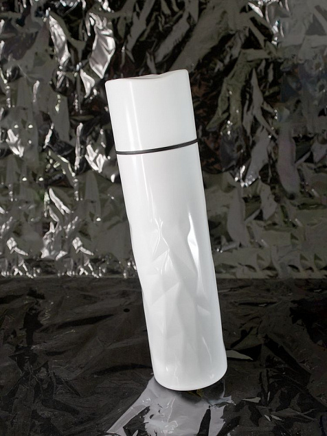 Термос Gems White Rock Сrystal, белый горный хрусталь с логотипом в Нефтекамске заказать по выгодной цене в кибермаркете AvroraStore