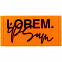 Лейбл из ПВХ Dzeta, S, оранжевый неон с логотипом в Нефтекамске заказать по выгодной цене в кибермаркете AvroraStore