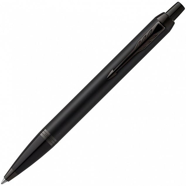 Ручка шариковая Parker IM Achromatic Black с логотипом в Нефтекамске заказать по выгодной цене в кибермаркете AvroraStore