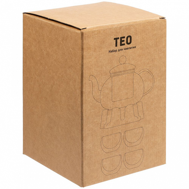Чайный набор на 4 персоны Teo с логотипом в Нефтекамске заказать по выгодной цене в кибермаркете AvroraStore